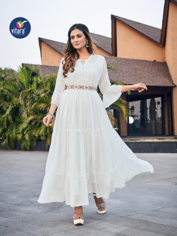 Vitara Vienna Exclusive Designer Long Anarkali Kurti